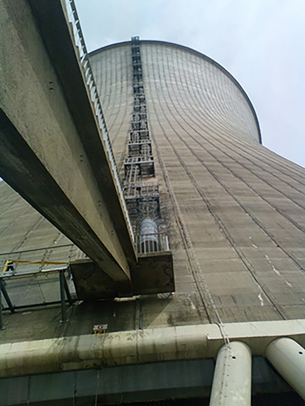 Figure 2 - Hyperboloid cooling tower