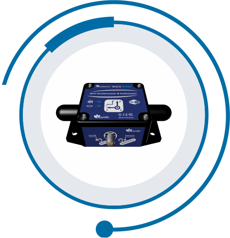 «Wireless IOT Combo Sensors, Vibration and Inclination Monitoring»