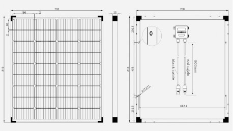 « solar panel drawing »