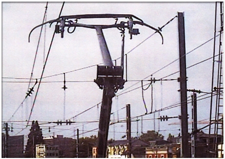 Figure 4:  Train Pantograph (Overhead line with 25kV AC )