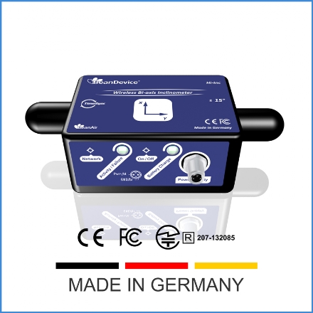 « wireless IOT inclinometer sensor, 2.4GHz sensor series »