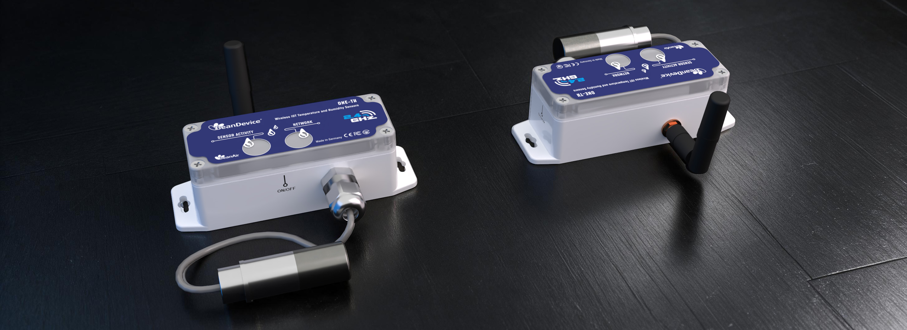BeanDevice® 2.4GHz | ONE TH WIRELESS TEMPERATURE AND HUMIDITY SENSOR